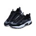 Skechers Stamina Running Shoes Black/White/Gray 41