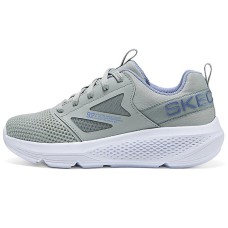 Skechers Anti-Slip Wear-Resistant Low-Top Kids' Running Shoes Gray Light Purple Kids' Gray/light purple, 27.5