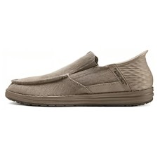 Skechers Anti-Slip Wear-Resistant Low-Top Casual Shoes Men's Taupe Серо-коричневый, 44