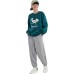 Skechers Colorful Knitted Sweatpants Men Medium Heather Gray 004F, L