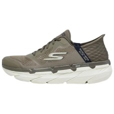 Skechers Max Cushioning Premier Shoes 'Tan Olive Green' Коричневый, 39.5