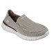 Skechers Del Retto Malvern Cushioning, Slip Resistant, Abrasion Resistant, Breathable Low Top Casual Shoes Men's Taupe 40