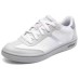 Skechers Modern Comfort Anti Slip Wear Resistant Low Top Skateboard Shoes Women's White Gray Purple White Gray Purple, 37.5