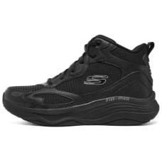 Skechers Cushioning Wear-Resistant High-Top Casual Shoes Women's Black Черный, 38.5