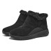 Skechers ON THE GO STELLAR Warm Anti-Slip And Wear-Resistant Short Snow Boots Women's All Black Черный, 35