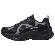 Skechers Street Cushioning Wear-Resistant Low-Top Chunky Sneakers Men's Black Черный, 40