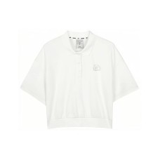 Skechers Colorful Polo Shirt Women's Bright White Bright white 0019, L