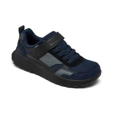 Little Kid's SKX-225 Fastening Strap Casual Sneakers from Finish Line Черный, 1.5