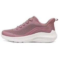 Skechers Bob's Cushioning Anti-Slip And Wear-Resistant Coverage Support Low-Top Casual Running Shoes Women's Rose Red Розовый, 35