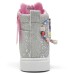 Little Girls Twinkle Toes: Twinkle Sparks - Charm Bestie High Top Light-Up Casual Sneakers from Finish Line Серебристый, 1