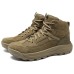 Skechers SKECHERS MENS USA Cushioned Slip-Resistant Mid-Top Casual Shoes Men's Khaki Khaki/KHK, 41