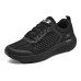 Skechers GO RUN Elevate Cushioned Slip-Resistant Low-Top Casual Running Shoes Men's All Black Черный, 39.5