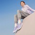 Skechers Hands Free Slip Ins Anti Slip Wear Resistant Low Top Kids Lifestyle Shoes Purple Pink Teenagers Розовый, 32