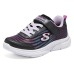 Skechers Girls Cushioning, Wear Resistant Low Top Kids' Running Shoes Black Blue Pink Kids' Черный, 32