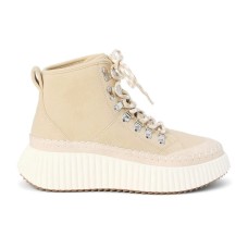 COCONUTS by Matisse Trek Round Toe Platform Hiking Womens Beige Casual Boots TR 6