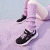 Skechers Kids Go Run 400 V2 Low Top Kids' Running Shoes Black Purple Teenagers 27.5