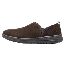 Skechers Cushioning Wear-Resistant Low-Top Casual Shoes Men's Chocolate Коричневый, 39.5