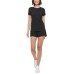 Women's Cotton Short-Sleeve Crewneck T-Shirt Черный, 2XL