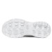 Skechers D'LITES 1.0 Butterfly Seal Slip-Resistant Breathable Low-Top Chunky Sneakers Women's White Gray Black Белый, 37.5