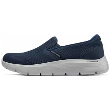 Skechers MEN'S GO WALK Breathable Warm Low-Top Casual Shoes Men's Navy Синий, 39.5
