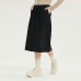 Skechers Yazhuan Series Denim Long Skirts Women's Carbon Black сажа, S