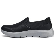 Skechers Go Walk Fle Wear-Resistant Low-Top Casual Shoes Men's Black Черный, 42
