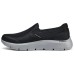Skechers Go Walk Fle Wear-Resistant Low-Top Casual Shoes Men's Black Черный, 42