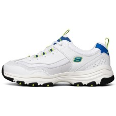 Skechers D'Lites I Conik Low Top Running Shoes White/Blue 42