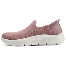 Skechers Slip Ins Slip-Ins Technology Cushioned Wear-Resistant Support Low-Top Casual Shoes Women's Rose Red Розовый, 35.5