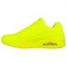 Skechers Uno Stand Uno STAND ON AIR Non-slip Wear-resistant Shock Absorption Low-Top Casual Shoes Men's Neon Yellow 41