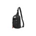 Skechers Fabric Shoulder Bag, Crossbody Bag, Sling Bag Regular Unisex Carbon Black