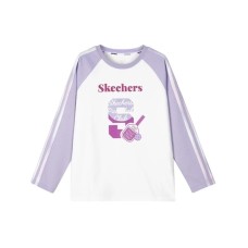 Skechers Kids T-Shirts Light Snow Blue/00EW, 150