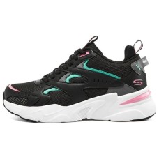 Skechers BOBS BAMINA Bamina Cushioned Wear-Resistant Breathable Mid-Top Casual Shoes Women's Black 35.5