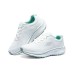 Skechers Go Run Consistent 2.0 Cushioned Wear-Resistant Breathable Low-Top Casual Shoes Women's White Green White green, 39