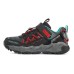 Skechers Slip Resistant Cushioning Abrasion Resistant Low Top Kids Lifestyle Shoes Black Red Teenagers 28.5