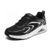 Skechers Cushioned Wear-Resistant Breathable Low-Top Casual Running Shoes Men's Black White Черно-белый, 39.5