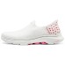 Skechers WOMEN'S GO WALK Slip-Resistant Breathable Lightweight Rebound Low-Top Casual Shoes Women's White Pink Белый Розовый, 37