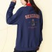 Skechers Funny Monster Sweatshirts Unisex Medieval Blue Синий, L