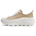 Skechers Street Anti-Slip And Wear-Resistant Height Increasing Low-Top Skateboard Shoes Women's Beige Бежевый, 38