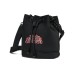 Skechers Fabric Shoulder Bag, Crossbody Bag Unisex Carbon Black сажа