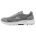 Skechers Go Walk 6 Cushioning Anti-Slip Wear-Resistant Breathability Low-Top Casual Shoes Men's Gray 43.5