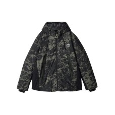 Skechers Sports Life Collection Down Jackets Men Black Green Camouflage Black Green Camouflage, 2XL