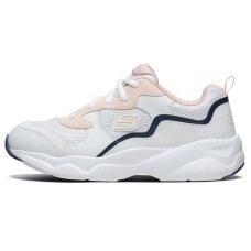 Skechers D'LITES AIRY Cushioned Anti-Slip And Wear-Resistant Lightweight Low-Top Chunky Sneakers Women's White 38