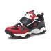 Skechers D'Lites Train Mid Top Daddy Shoes Red/Black Women's 35