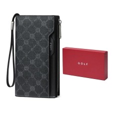 GOLF PVC Cell Phone Pouch, Wallet, Clutch Small Size Men's Black Черный