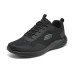Skechers Cushioned Slip-Resistant Breathable Low-Top Casual Shoes Men's Black Warrior 45.5