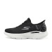 Skechers WOMEN'S GO Series Durable Breathable Lightweight Low-Top Running Shoes Women's Black White Черно-белый, 36