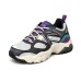 Skechers D'Lites Low Top Daddy Shoes Blue/Purple Women's 36