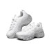 Skechers D Lites 3.0 Low Top Sneakers White/Silver Women's 37