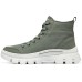 Skechers Roadies Abrasion Resistant Lightweight Cushioning High Top Canvas Shoes Women's Green Зеленый, 37